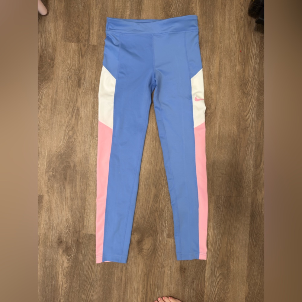 Nike Girls NWT color block leggings size XL